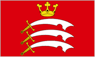 Middlesex Table Flags